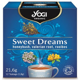 Bio Ceai Sweet Dreams cu Honeybush,Radacina de Valeriana si Rooibos Yogi Tea 21,6 g
